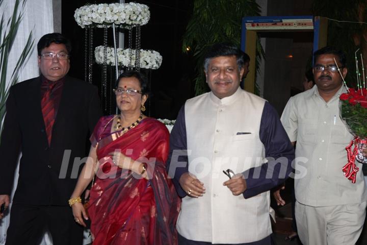 Ravi Shankar Prasad at Esha Deol's Wedding Reception