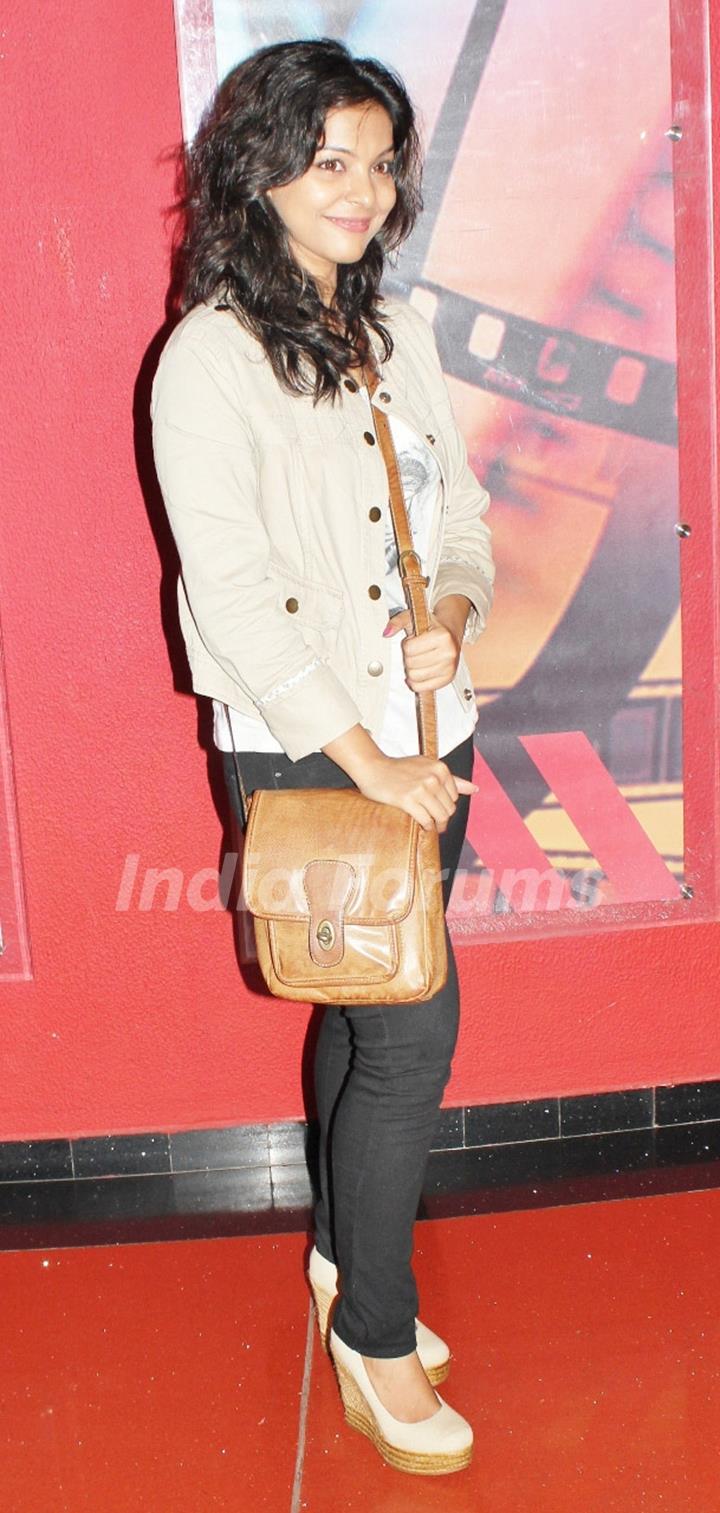 Actor Ankita Shrivastav at Ektanand Picture's  LIFE IS GOOD trailer launch at Cinemax, Versova. .