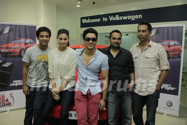 Kunal Khemu and Pooja Gupta promoting Movie Go Goa Gone