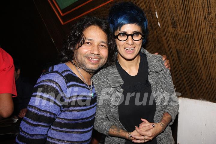 Kailash Kher with Sapna Bhawani at his Birthday Party