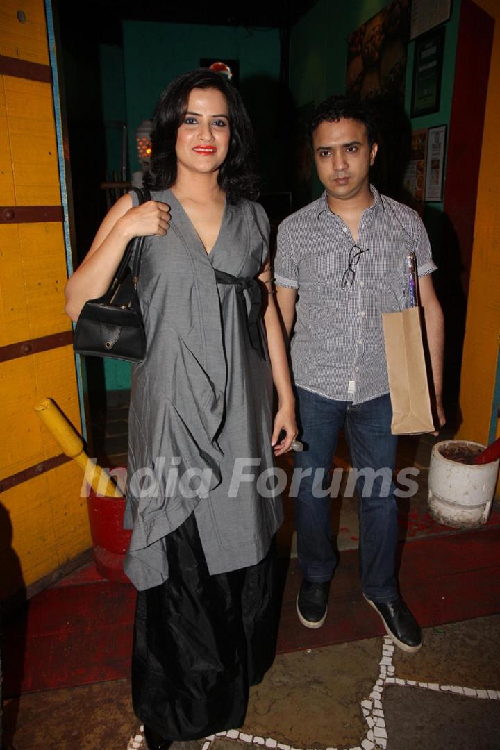 Ram Sampath and Sona Mohapatra at Kailash Kher Birthday Party