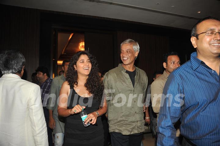 Narayani Shastri and Sudhir Mishra at Launch of T P Aggarwal's trade magazine 'Blockbuster'