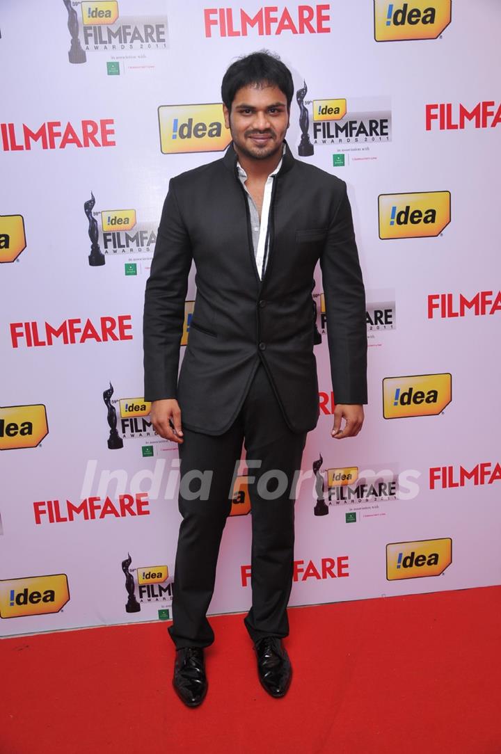 Manchu Manoj at 59th !dea Filmfare Awards 2011 (South)