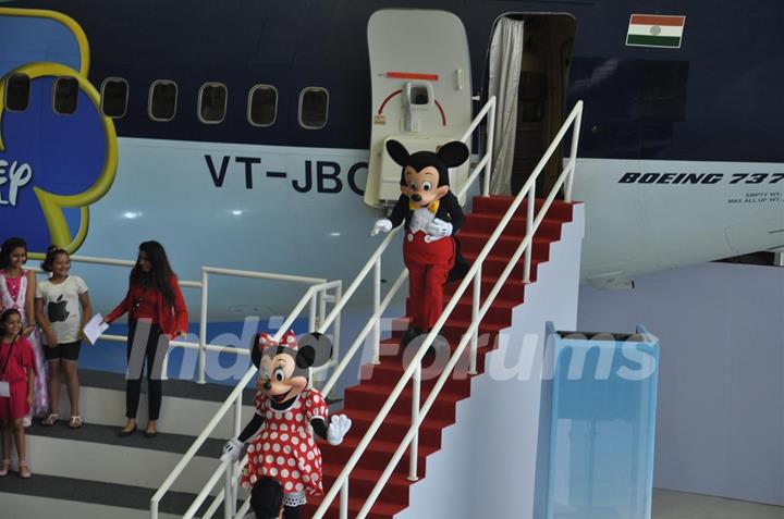 Unveiling of India’s 1st Disney branded Jet Airways plane