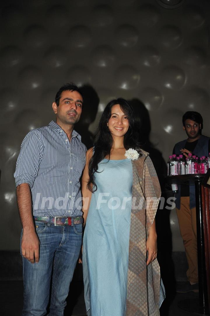 Mayank Anand and Shraddha Nigam at Lakme Fashion Week Winter Festive 2012