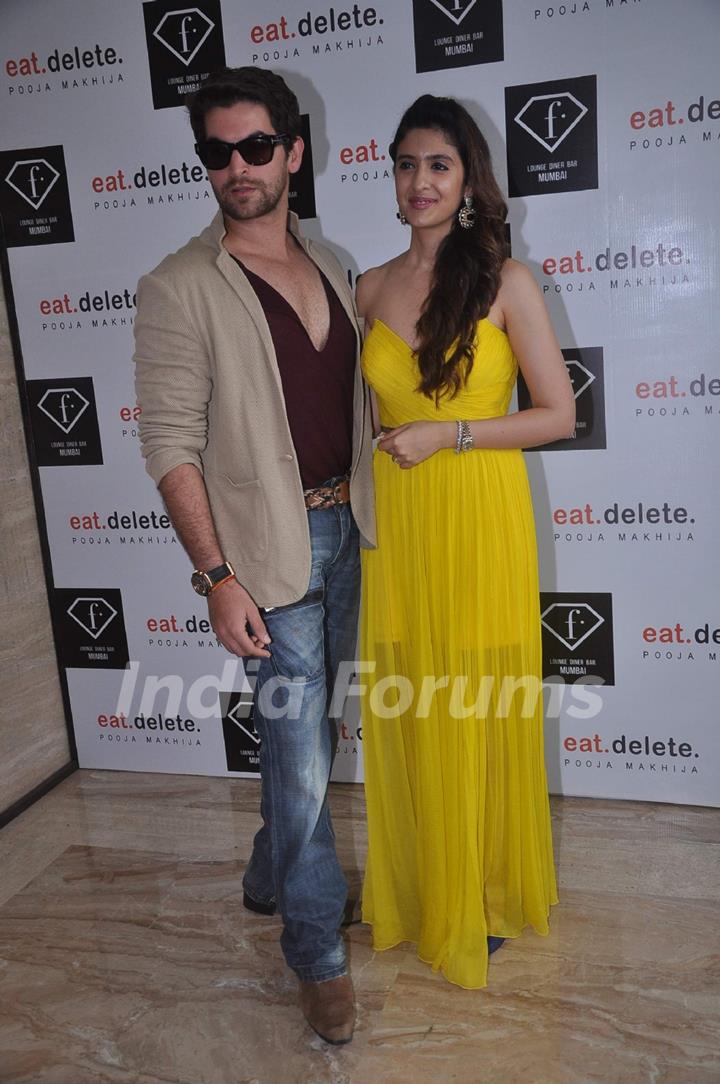 Bollywood actor Neil Nitin Mukesh at Pooja Makhija's 'Eat.Delete' at F Bar, Mumbai .