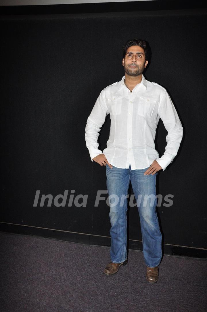 Abhishek Bachchan and Rohit Shetty visited Cinemax, Kandivali in Mumbai