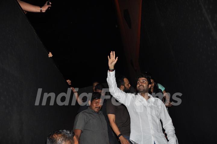 Abhishek Bachchan and Rohit Shetty visited Cinemax, Kandivali in Mumbai