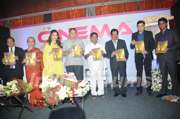Bollywood actress Madhuri Dixit at the launch of It's Only Cinema magazine in Novotel, Mumbai