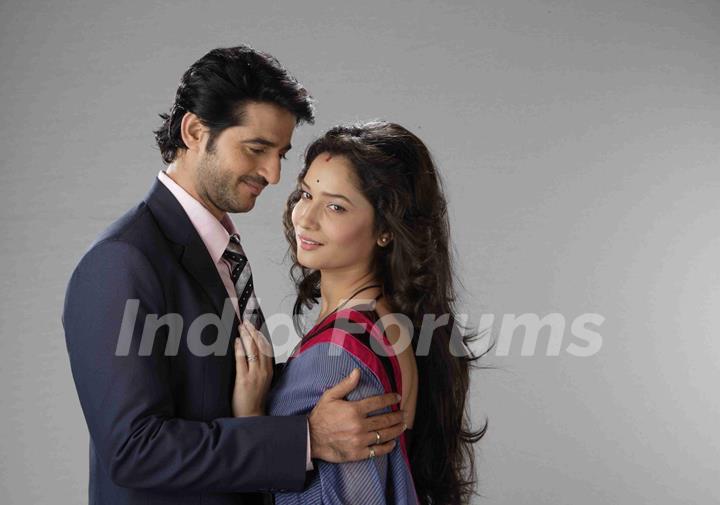 Ankita Lokhande And Hiten Tejwani In Pavitra Rishta