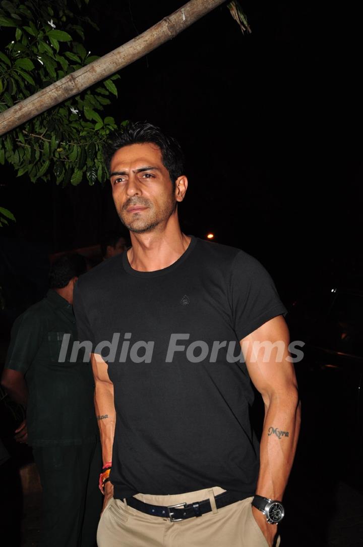 Arjun Rampal at Film 'Cocktail' success party at olive bar, Bandra