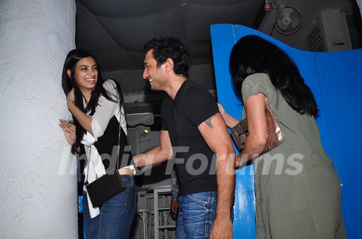 Diana Penty and Homi Adajania at Film 'Cocktail' success party at olive bar, Bandra