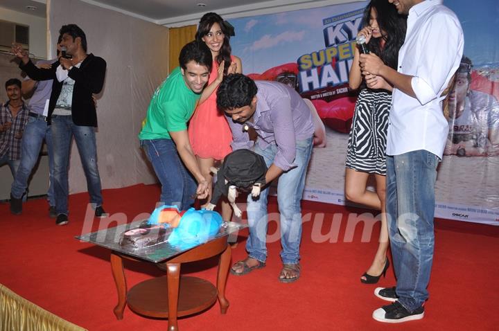 Birthday celebration of Fakruddin with Kyaa Super Kool Hai Hum team