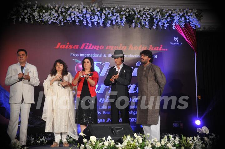 Boman, Bela, Farah, Shahrukh & Sanjay at poster & music launch of Shirin Farhad Ki Toh Nikal Padi