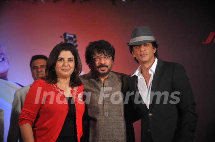 Farah, Sanjay & Shah Rukh at poster & music launch of Shirin Farhad Ki Toh Nikal Padi