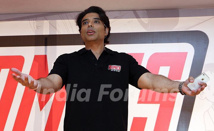 Uday Chopra during the launch of Yomics