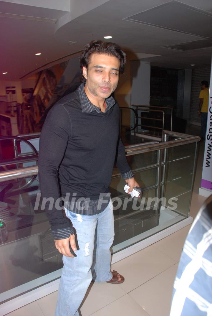 Bollywood actor Uday Chopra at 'The Dark Knight Rises' at Juhu PVR. .