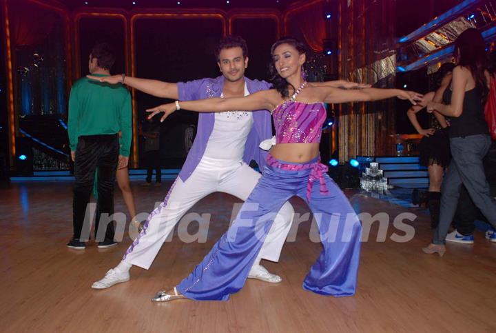 TV actor Jay Soni competing for an entry in the fifth season of dance reality show, Jhalak Dikhla Jaa through a wild card at Filmistan. .