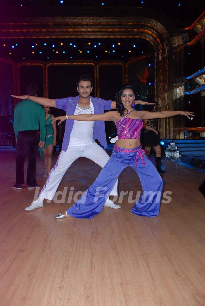 TV actor Jay Soni competing for an entry in the fifth season of dance reality show, Jhalak Dikhla Jaa through a wild card at Filmistan. .