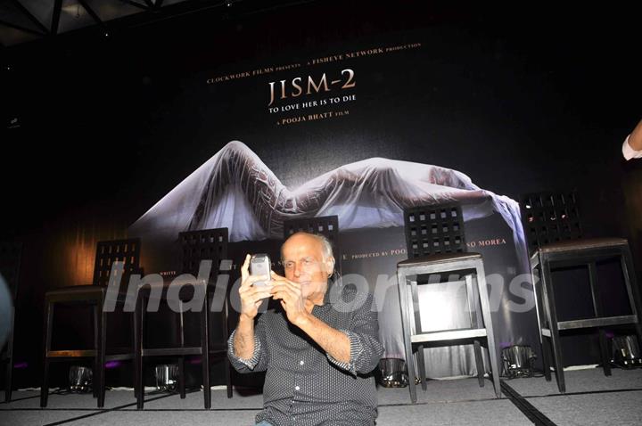 Producer-director Mahesh Bhatt at Jism 2 Press Conference, Grand Hyatt Mumbai India. .