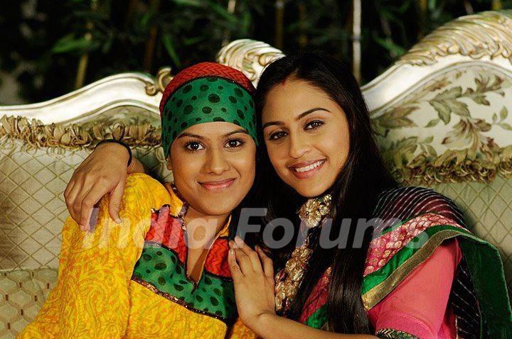 Nia Sharma as Manvi and Krystle as jeevika celebrates raksha bandhan day on sets