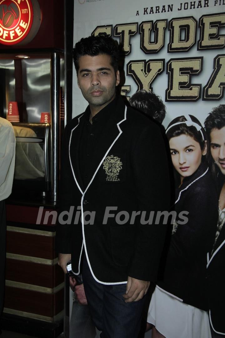 Karan Johar at First Look of the Film 'Student of the year'