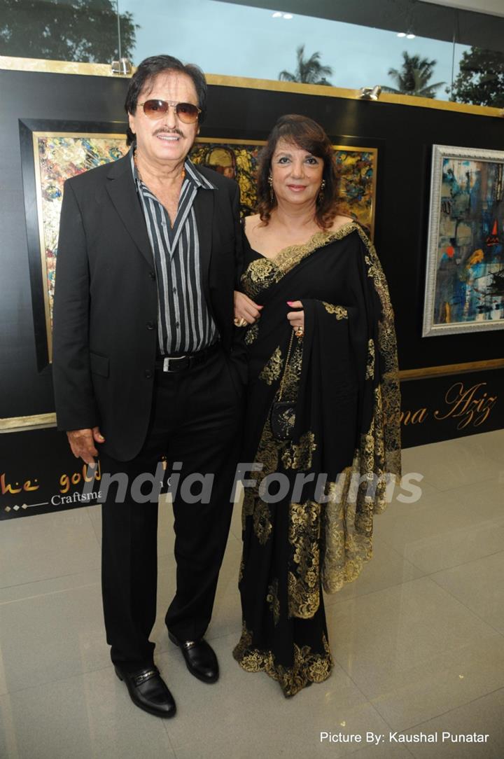 An exhibition of paintings by Renowned Artist Bina Aziz