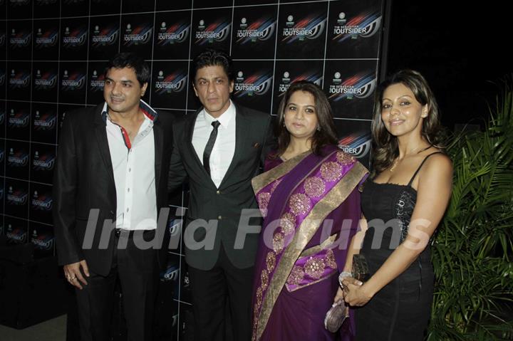 Shah Rukh Khan and Gauri Khan at 'The Outsider' party launch