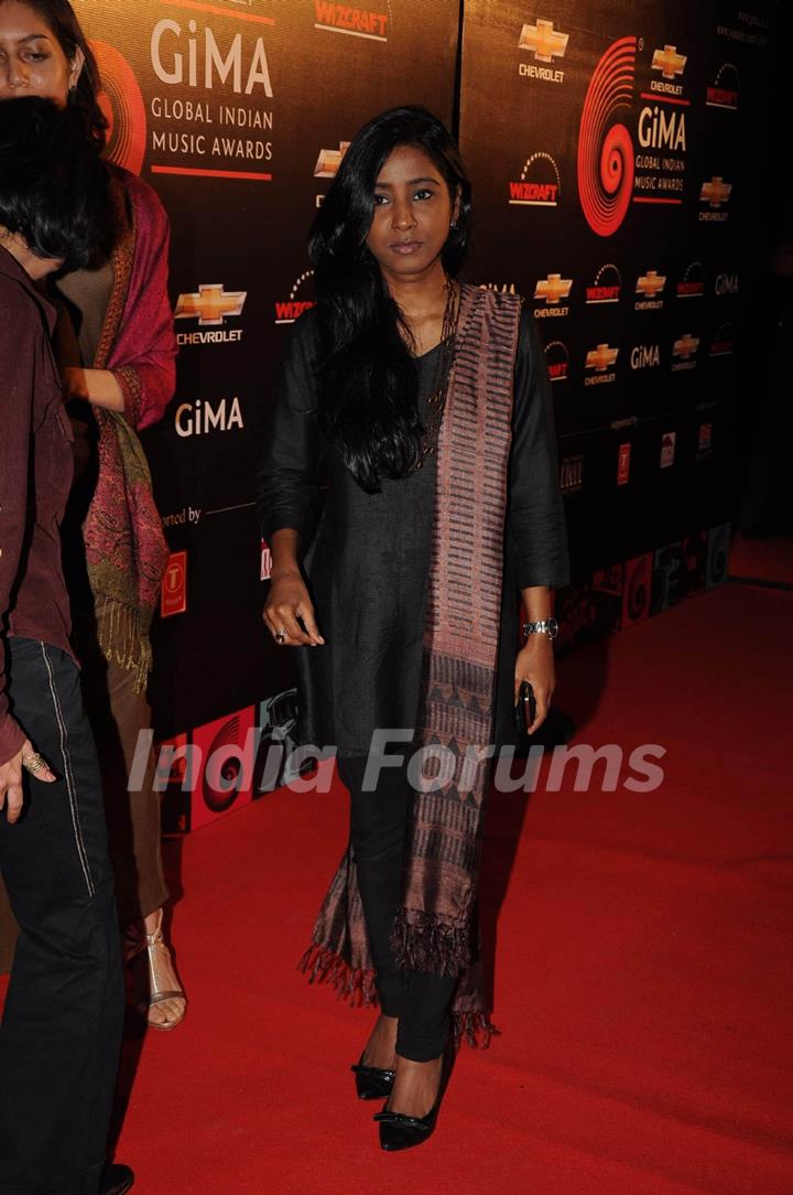 Bollywood celebrity at Global Indian Music Awards red carpet in J W Marriott, Mumbai. .