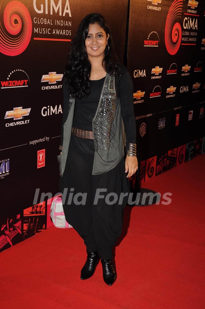 Bollywood celebrity at Global Indian Music Awards red carpet in J W Marriott, Mumbai. .