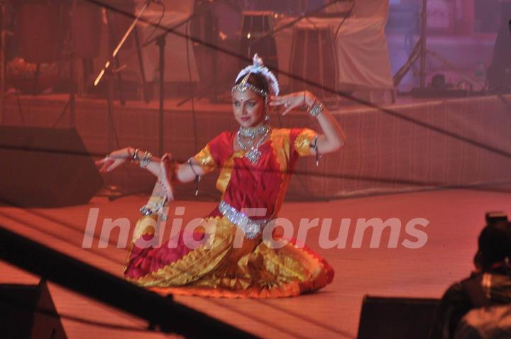 Bollywood actress Esha Deol attended the Dahi Handi as part of the Janmashtami celebrations in Mumbai. .