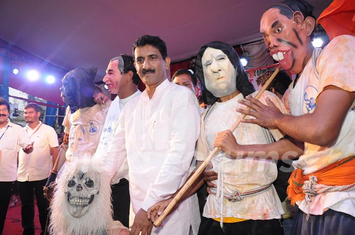 Bollywood celebs attended the Dahi Handi as part of the Janmashtami celebrations in Mumbai. .