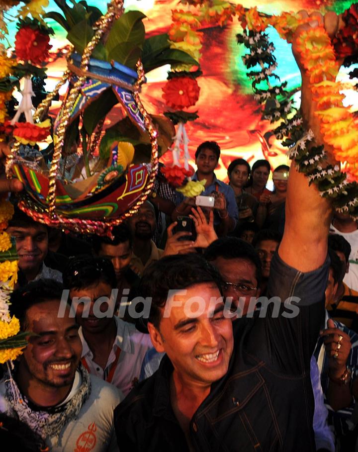 Bollywood actors celebrating Dahi Handi festival