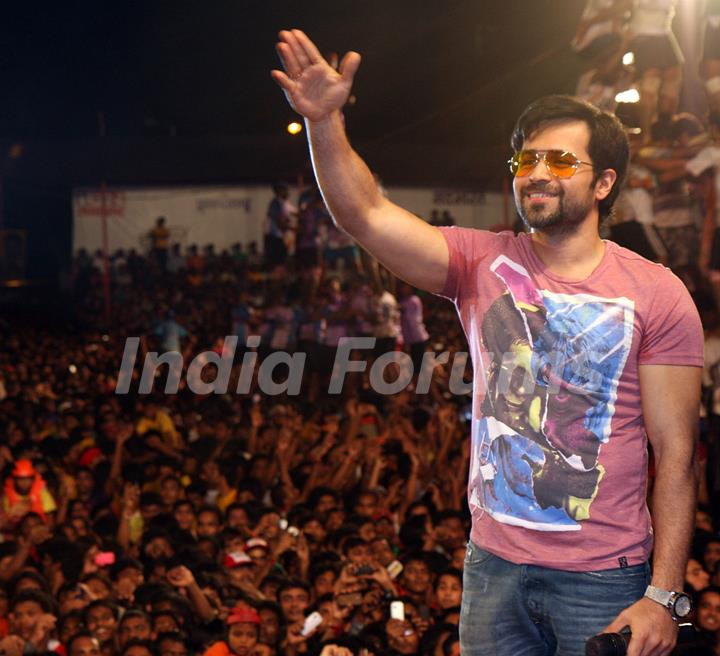 Bollywood actors celebrating Dahi Handi festival