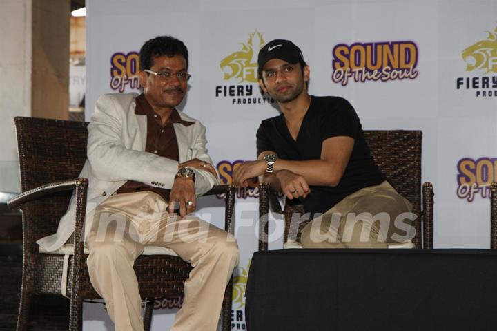 Rahul Vaidya and Krishnendu Sen at Press Conference on Sound of the Soul