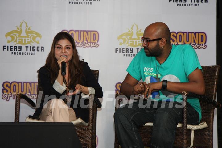Sapna Mukherjee and Benny Dayal at Press Conference on Sound of the Soul