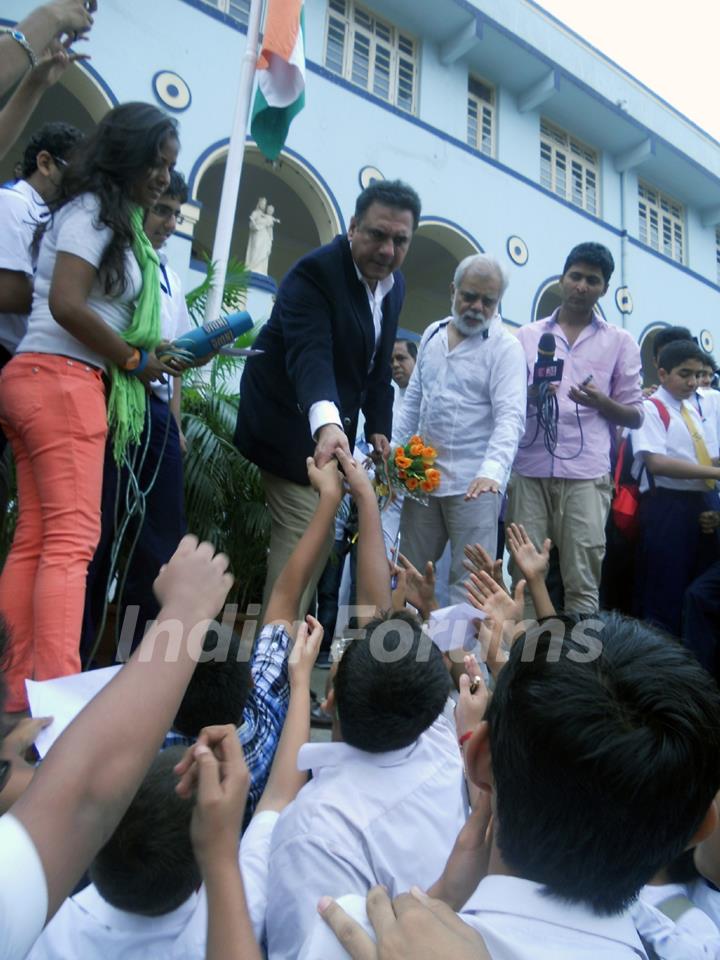 Boman Irani took pledge at Don Bosco on 15th Aug