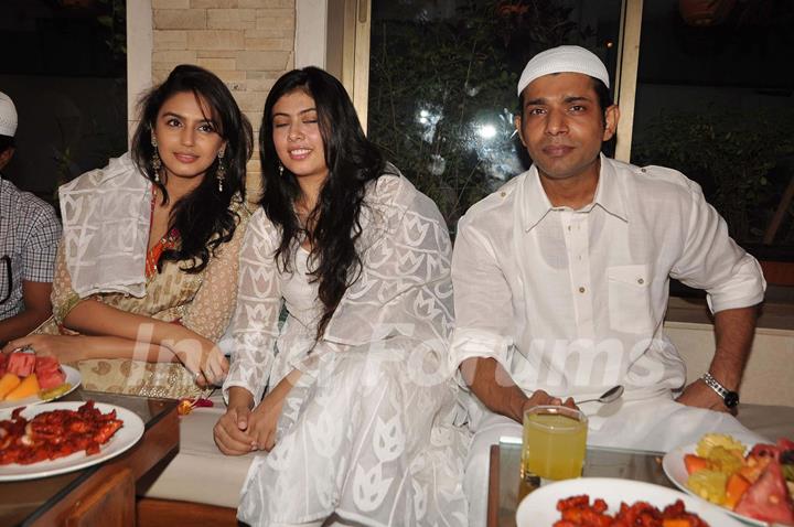 Cast of Gangs of Wasseypur - 2 at a Iftar party in Bandra, Mumbai. .