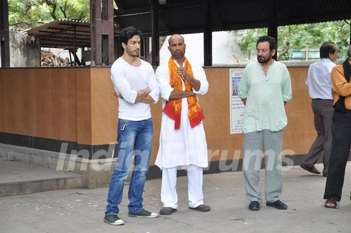 Cremation ceremony of the late Bollywood cinematographer Ashok Mehta