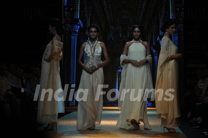 Ganjam show at IIJW 2012 at Hotel Grand Hyatt in Kalina, Mumbai