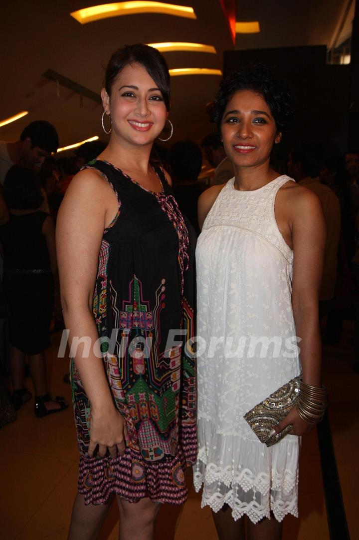 Preeti Jhangiani with Tanishtha Chatterjee at Film Jalpari Premier