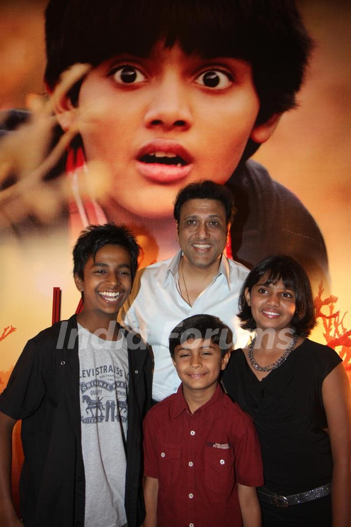 Harsh Mayar, Govinda, Krishang Trivedi, Lehar Khan at Film Jalpari Premier