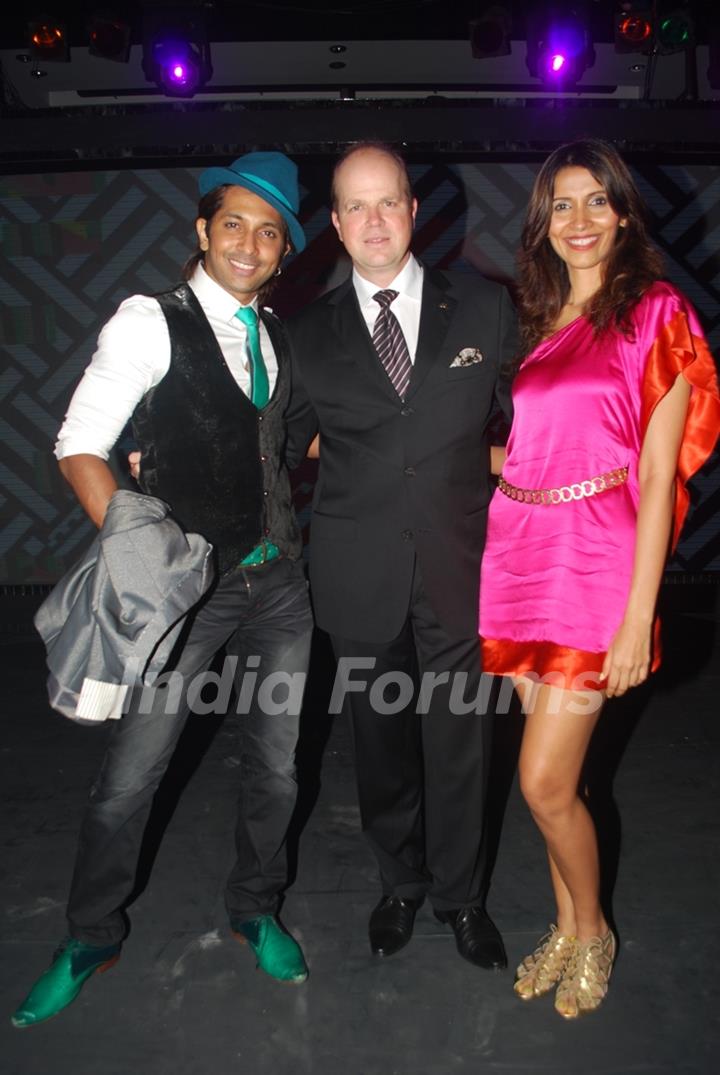 Terence Lewis, Bernd Schneider & Meghna Kawale at Grand Launch Party of Sofitel Mumbai BKC