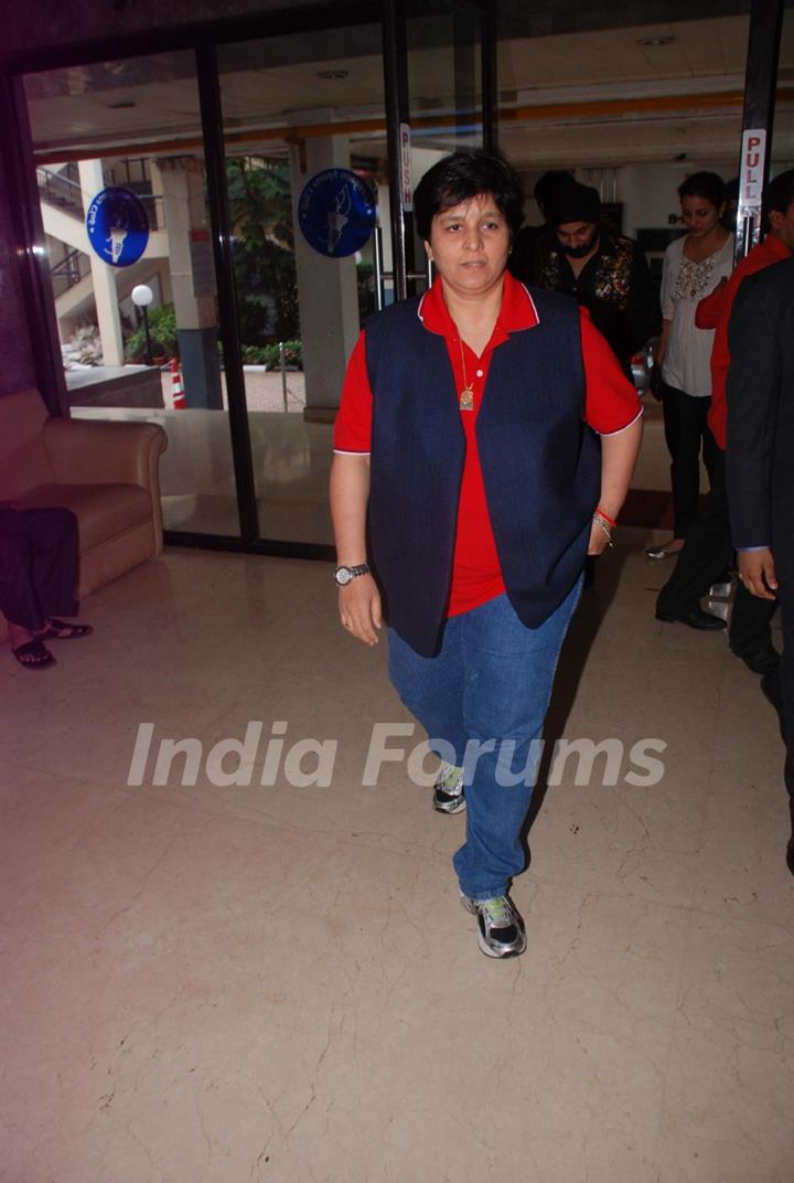 Singer Falguni Pathak at navratri press meet by Mangal Entertainment and 3rs Rock Multimedia at Goregaon. .