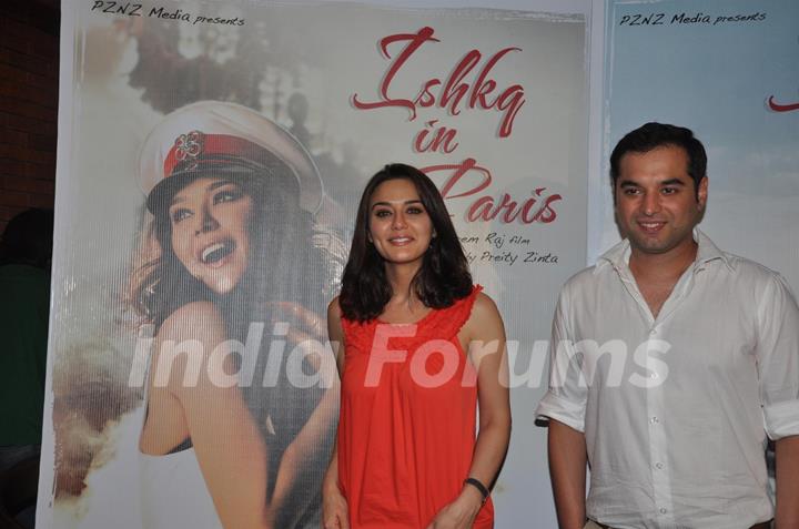 Preity Zinta Launches Songs of her Film Ishq in Paris