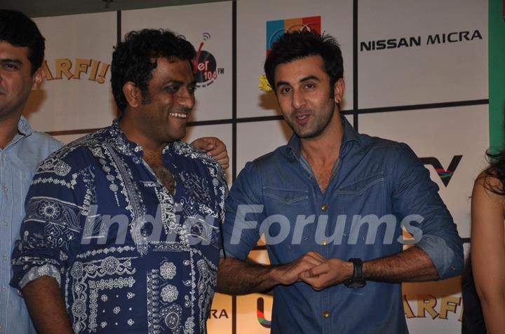 Anurag Basu and Ranbir Kapoor at Film Barfi Promotion With R City Mall