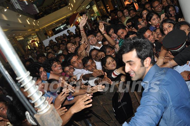 Ranbir Kapoor at Film Barfi Promotion With R City Mall