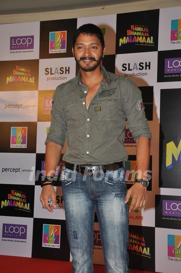 Shreyas Talpade at Promotion of Film Kamaal Dhamaal Malamaal at R City Mall