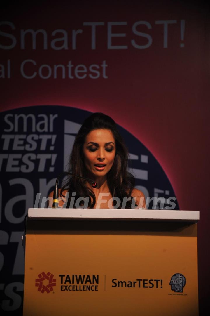 Malaika Arora Khan during the event of Smar Test Contest