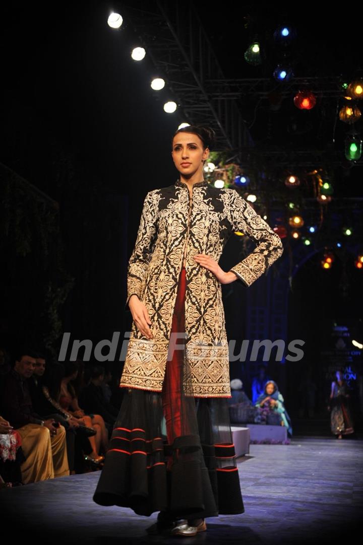 JJ Valaya during the Grand Finale of India Bridal Fashion Week 2012